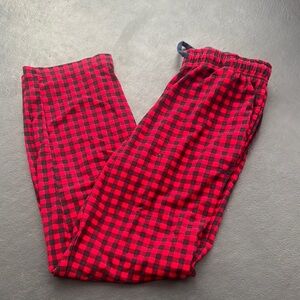 Red and Black plaid Pants